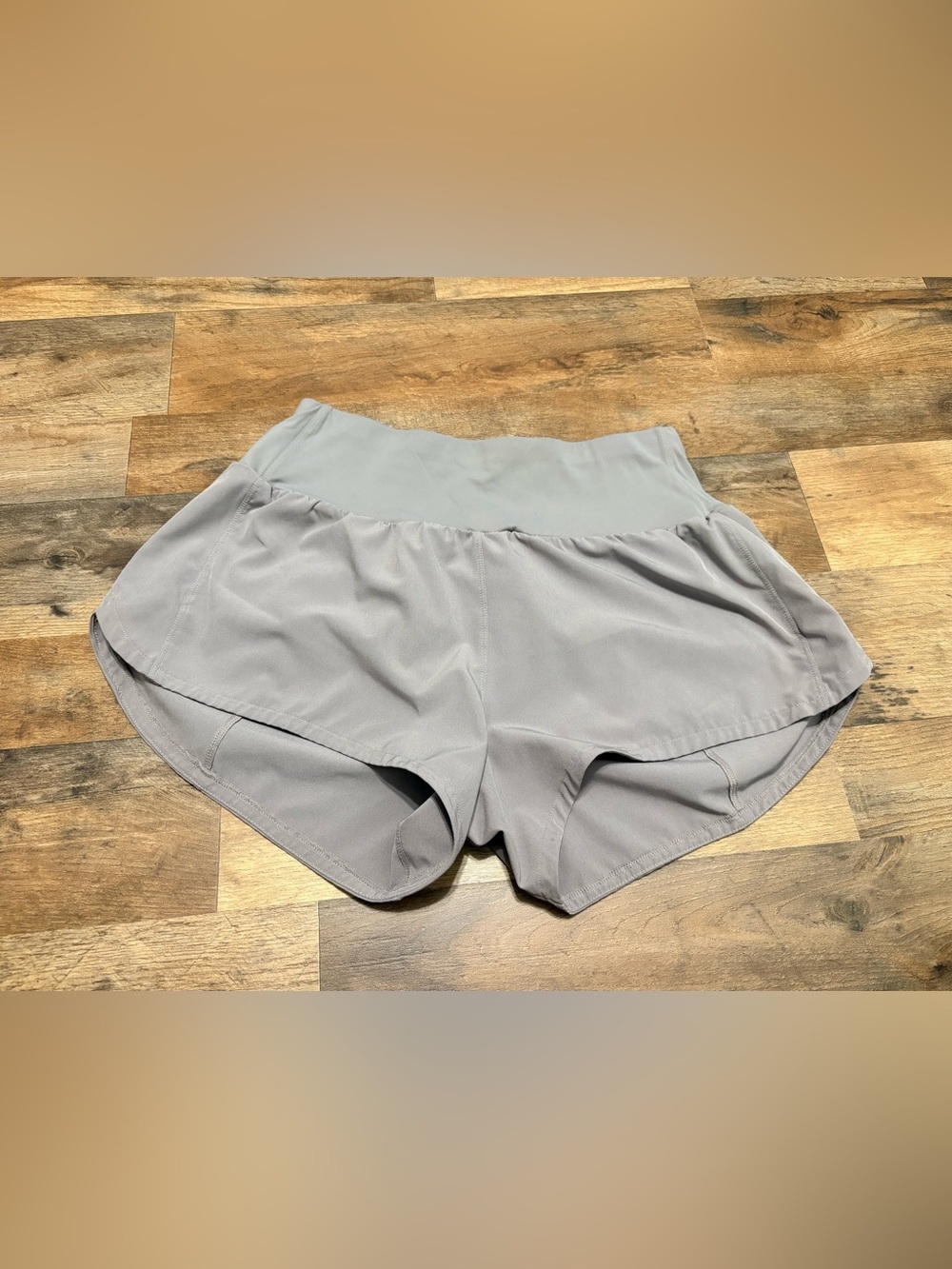 Gray Athletic Shorts Women’s Medium | High Rise Workout Shorts Flowy Activewear